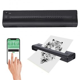Mini imprimante portable de pochoir de tatouage, copieur thermique de tatouage rechargeable, machine de transfert de pochoir 