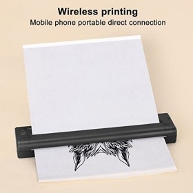 Mini imprimante portable de pochoir de tatouage, copieur thermique de tatouage rechargeable, machine de transfert de pochoir 