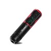 Mummy Stylo de tatouage rotatif sans fil à batterie 1 800 mAh avec moteur sans noyau et écran numérique LED rouge 