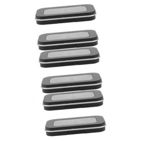 POPETPOP 6 Pcs Boîte De Remplacement De Fard À Paupières Vide Maquillage Des Lèvres Poudre Échantillon Conteneur Vide Fard À 