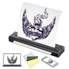 BIOMASER Wireless Tattoo Stencil Printer Tattoo Printer Thermal Printer Convient pour iOS & Android & PC Machine de transfe