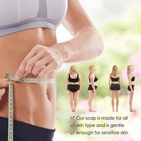 2PCS Savon Raffermissant Anti-cellulite, Produits Anticellulite, Savon Naturel Au Gingembre Bio Savon Complet Pour Le Corps S