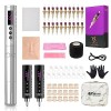 EZ Kit de Tatouage - Kit de Machine à Tatouer Complet avec Permanent Makeup Machine à Tatouer Stylo avec 3pièces dAlimentati