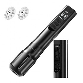 CNC machine tatouage Fait sur mesure machine tatouage sans fil avec deux batteries de 1000 mAh pour les tatoueurs CNC-X-WE Pr