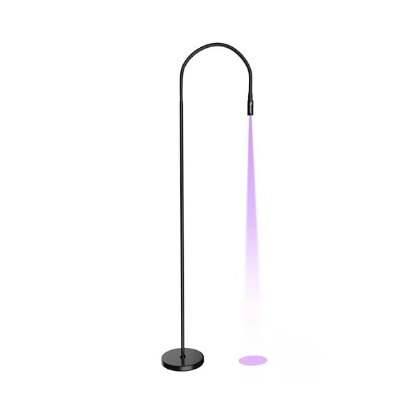 Aura Monaco Beamlight UV Lash System S6 - Colle UV pour cils - Kit dextension de cils UV - Lampe dextension de cils LED UV 