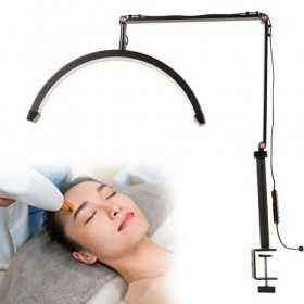 PoNPeD Lampe à Cils pour Extensions de Cils, Lampe à Cils LED avec Support de téléphone Portable, Lampe de Table en Forme de 