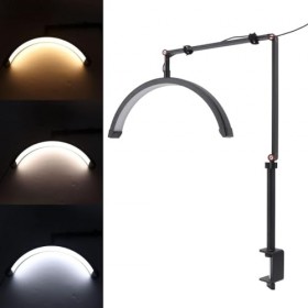 PoNPeD Lampe à Cils pour Extensions de Cils, Lampe à Cils LED avec Support de téléphone Portable, Lampe de Table en Forme de 