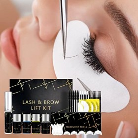 Povanjer 10 kits pour le levage des cils et la teinte - Set Lifting Permanent Sourcils - Outils pour friser les cils, Kit pro