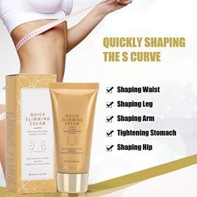 AUQUEST Crème Anti Cellulite, Crème Chaude pour Homme et Femme, Crème Amincissante, Gel de Perte de Poids Brûleur de Graisse 