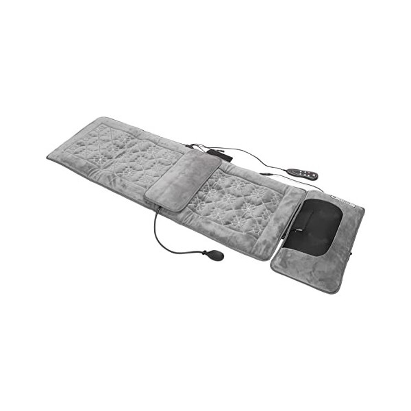 Tapis de Massage Corporel Tapis de Massage électrique Complet du Corps Protection contre la Surchauffe Chauffage Doux en Pelu