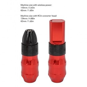 Stylo de Tatouage sans Fil à Interface RCA Rechargeable, Batterie 2400 MAh, Moteur sans Noyau, écran LCD, Machine à Tatouer R