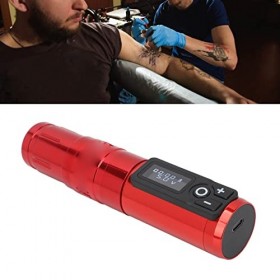 Machine sans Fil de Tatouage, Aiguille Rotatoire de Cartouche de Stylo de Tatouage de Batterie de 10V 10000RPM 2400mAh pour l