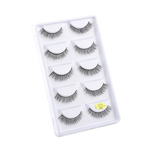 UAMOU Faux-Cils en vison 3D pelucheux, 10/50/100 boîtes, maquillage naturel, Long Volume, en vrac, personnalisés Cheerfully 