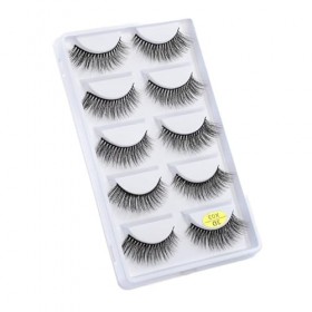 UAMOU Faux-Cils en vison 3D pelucheux, 10/50/100 boîtes, maquillage naturel, Long Volume, en vrac, personnalisés Cheerfully 