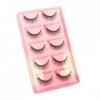 UAMOU Faux-Cils en vison 3D pelucheux, 10/50/100 boîtes, maquillage naturel, Long Volume, en vrac, personnalisés Cheerfully 