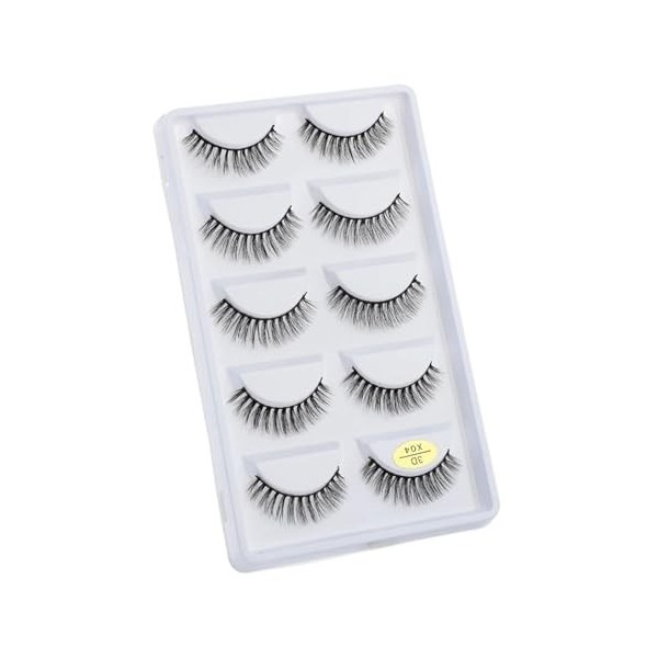 UAMOU Faux-Cils en vison 3D pelucheux, 10/50/100 boîtes, maquillage naturel, Long Volume, en vrac, personnalisés Cheerfully 