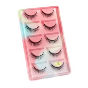 UAMOU Faux-Cils en vison 3D pelucheux, 10/50/100 boîtes, maquillage naturel, Long Volume, en vrac, personnalisés Cheerfully 
