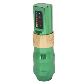 Ensemble de Stylo de Tatouage Rotatif Fil, Machine à Tatouer à Cartouche de Moteur Noyau Rechargeable avec Adaptateur, Kit de