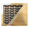 UAMOU 5/10/30 boîtes 3D Faux cils de vison naturel épais longs Faux cils dramatiques Faux cils Extension de cils Cheerfully 