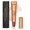 Contouring Stick Contouring Creme, Bronzer Liquid Face Contour Pen, Highlighter Stick with Cushion Applicator, Silky Smooth L