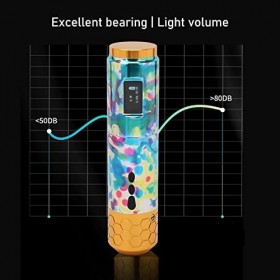 Stylo de Machine à Tatouer Rotatif, Stylo de Tatouage Rotatif sans Fil, écran OLED à Double Batterie 10 000 Tr/min, Machine à