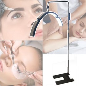 Lampe Demi-Lune Pliable Pour Extension De Cils, Lampe De Cils 45 W 3000-4500 K Pour Technologie De Cils, Lampe à Cils Led Pou