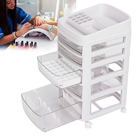 Boîte De Rangement Pour Nail Art Multicouche Pour Vernis à Ongles, Bijoux, Maquillage, Organisateur De Cosmétiques Multifonct