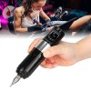 Stylo de Machine à Tatouer Rotatif, Double Alimentation par Batterie, Tension RéglableFil, écran LCD Clair avec Protection co