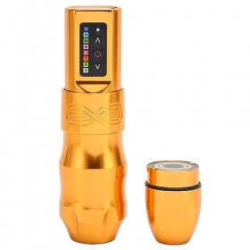 Stylo De Machine à Tatouer Sans Fil 2 En 1, Machine à Tatouer Avec Batterie 2400 MAh, Kit De Pistolet à Tatouer En Alliage D