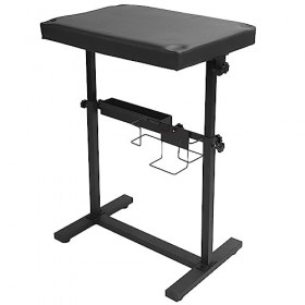 Support Daccoudoir de Tatouage, Coussin éponge en Cuir PU Support de Repose-jambes de Bras de Tatouage Angle de Hauteur Régl