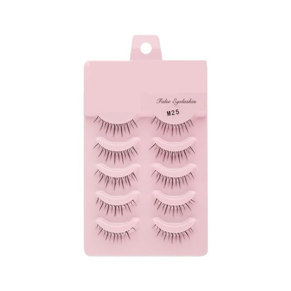 UAMOU 2-50 boîtes de Faux-cils Manga, poupée coréenne naturelle, Anime, hérissés et épais, bandes de cils en Faux vison, maqu