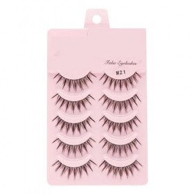 UAMOU 2-50 boîtes de Faux-cils Manga, poupée coréenne naturelle, Anime, hérissés et épais, bandes de cils en Faux vison, maqu