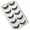 UAMOU 10/50 boîtes 5 paires de Faux Cils 3D en vison, doux, maquillage, Faux Cils Cilios Maquiagem Cheerfully Color : 5Pairs