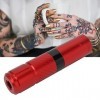 Machine à Tatouer, Stylo de Tatouage Fil à Faible Vibration 1800 MAh avec Connecteur pour la Maison