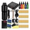 TTOOGO Kit De Tatouage Kit De Tatouage Complet Avec Alimentation De Tatouage Cartoule À Cartouche Aigneaux Incre Tatouage Pou