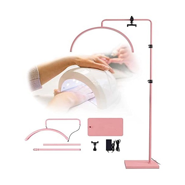 CHEWO Lumières de tatouage de beauté au sol debout, lampe à cils 220 LED, température de couleur 3000-6000K 3, hauteur de lum