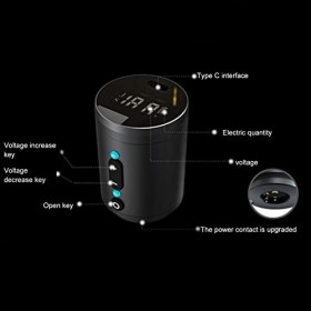 Stylo de Tatouage sans Fil 2 en 1 Tattoo 2200mAh Power LED Display Screen Cartridge Battery Pen, Strong Power Low Noise Vibra