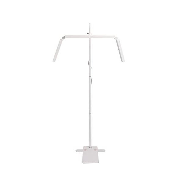 Lampe de Visage desthéticienne, 36 Pouces 308 Lumières LED Blanc 3200K-5600K Lampadaire LED Pliable pour Cils 100-240V 40W 1