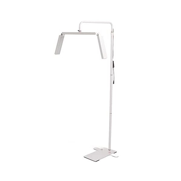 Lampe de Visage desthéticienne, 36 Pouces 308 Lumières LED Blanc 3200K-5600K Lampadaire LED Pliable pour Cils 100-240V 40W 1