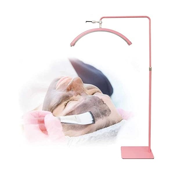 Lash Light pour Extensions de Cils, Lampadaire LED pour Maquillage Tatouage Cils, Lampe Anneau Demi-Lune, Éclairage pour Beau