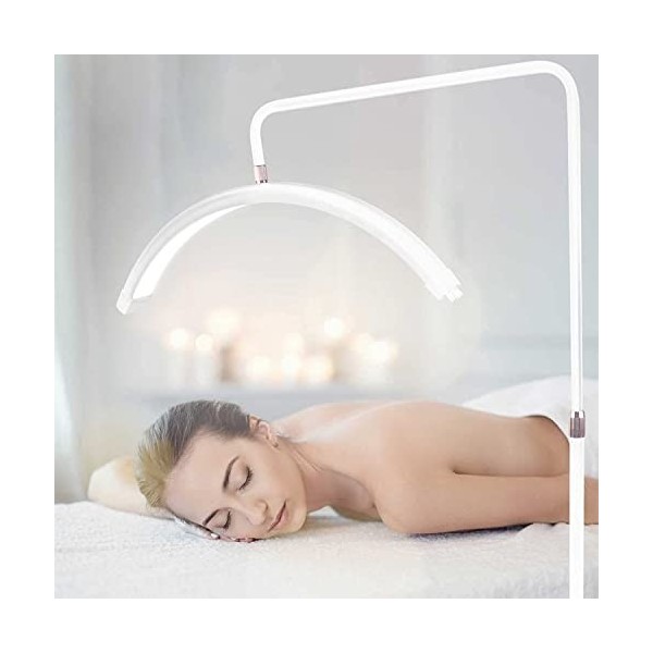 CHEWO Lampe à Cils, Lampe à Cils à LED avec Support pour téléphone, lampadaires à température de Couleur réglable, pour Lampe