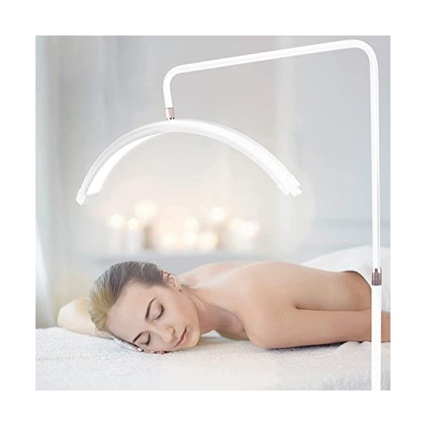 CHEWO Nouvelle Mise à Niveau Lash Light pour Extensions de Cils, Lampe de Lune LED avec Support de téléphone et Objectif Macr