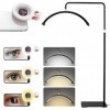 CHEWO Nouvelle Mise à Niveau Lash Light pour Extensions de Cils, Lampe de Lune LED avec Support de téléphone et Objectif Macr