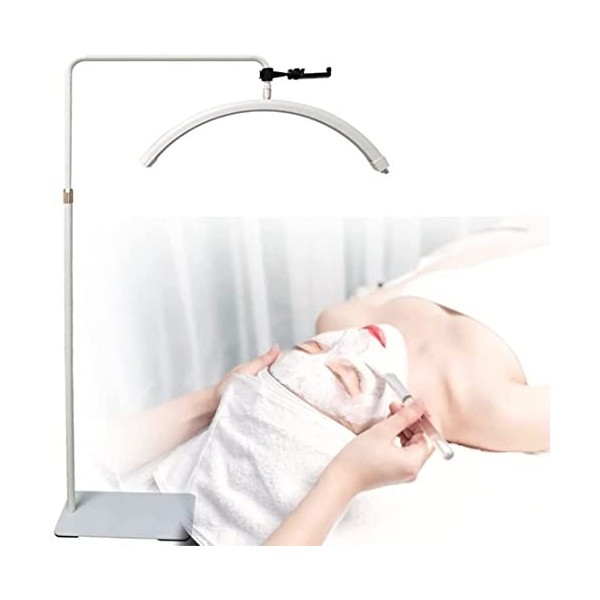 Lampadaire LED, Lumière Demi-Lune LED pour Extensions de Cils, Lumière de Cils pour Tatoueurs, Nail Tech, Esthéticienne - Lam