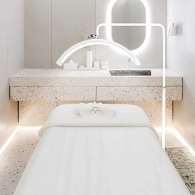 CHEWO Lampe à cils tricolore à intensité variable, lampe dextension de cils avec gradateur continu, lampes faciales en forme