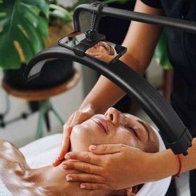 CHEWO 36W Half Moon Lash Light, Lampadaire LED avec Bras oscillants réglables à 360 degrés, Lampe sur Pied pour Extensions de