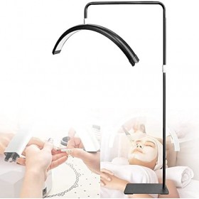 CHEWO 30w Led Lash Light Half Moon Beauty Lamp Floor Tattoo Light Température de couleur et hauteur réglables Rotation à 360 