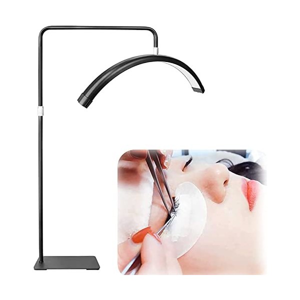 CHEWO Lampe de Maquillage, lumière de Cils Demi-Lune à LED 45 W pour Extensions de Cils