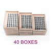 UAMOU 2-50 boîtes Extension de cils 120 paquets naturel C Curl faux cils individuels 30D Cluster Volume cils maquillage Cheer