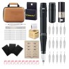 Kit de machine tout-en-un flottant pour tatouage de sourcils, eye-liner, lèvres, ensemble de baïonnette de tatouage sans fil 